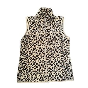 Cheetah print vest